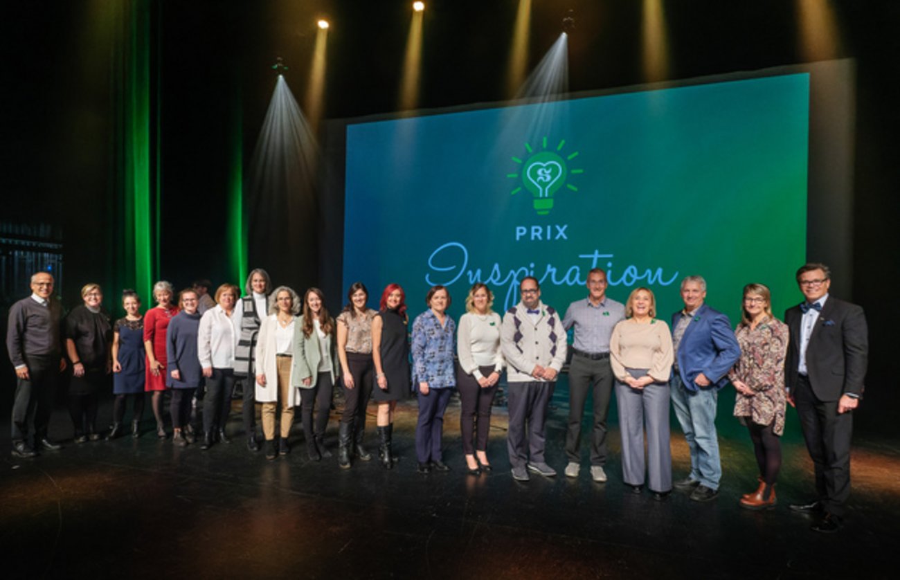 Photo équipe et personnes lauréates