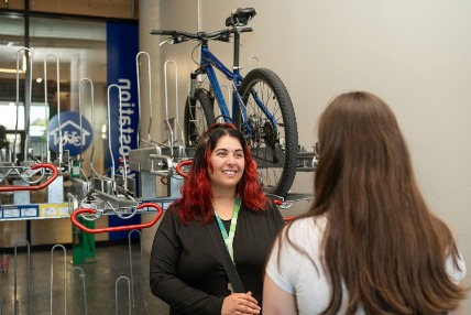 Vélo-station au Campus de Longueuil
