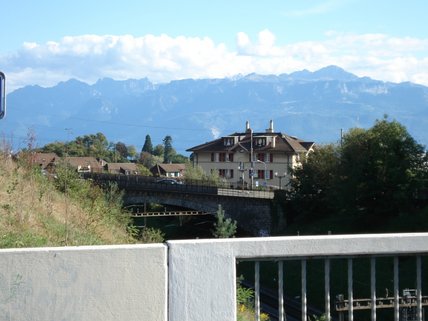 Vue de Lausanne, Suisse