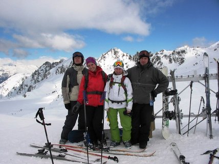 Journée de détente au sommet et en ski