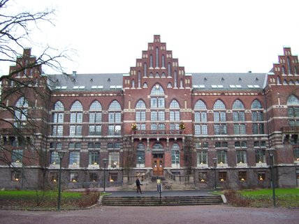 Bibliothèque principale de l'Université Lund en Suède.