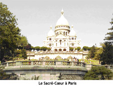 Le sacré-coeur à Paris