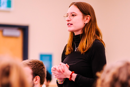 Etudiante à l'universite