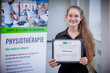 Prix Résilience en physiothérapie remis à Rosalie Caron