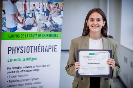 Prix Résilience en physiothérapie remis à Katrine Legault