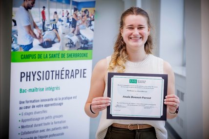 Prix Résilience en physiothérapie remis à Anaïs Bonnot-Parent
