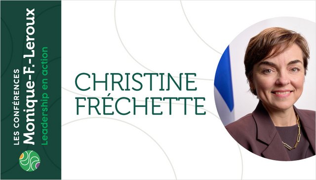 Visuel de la conférence donnée par Christine Fréchette