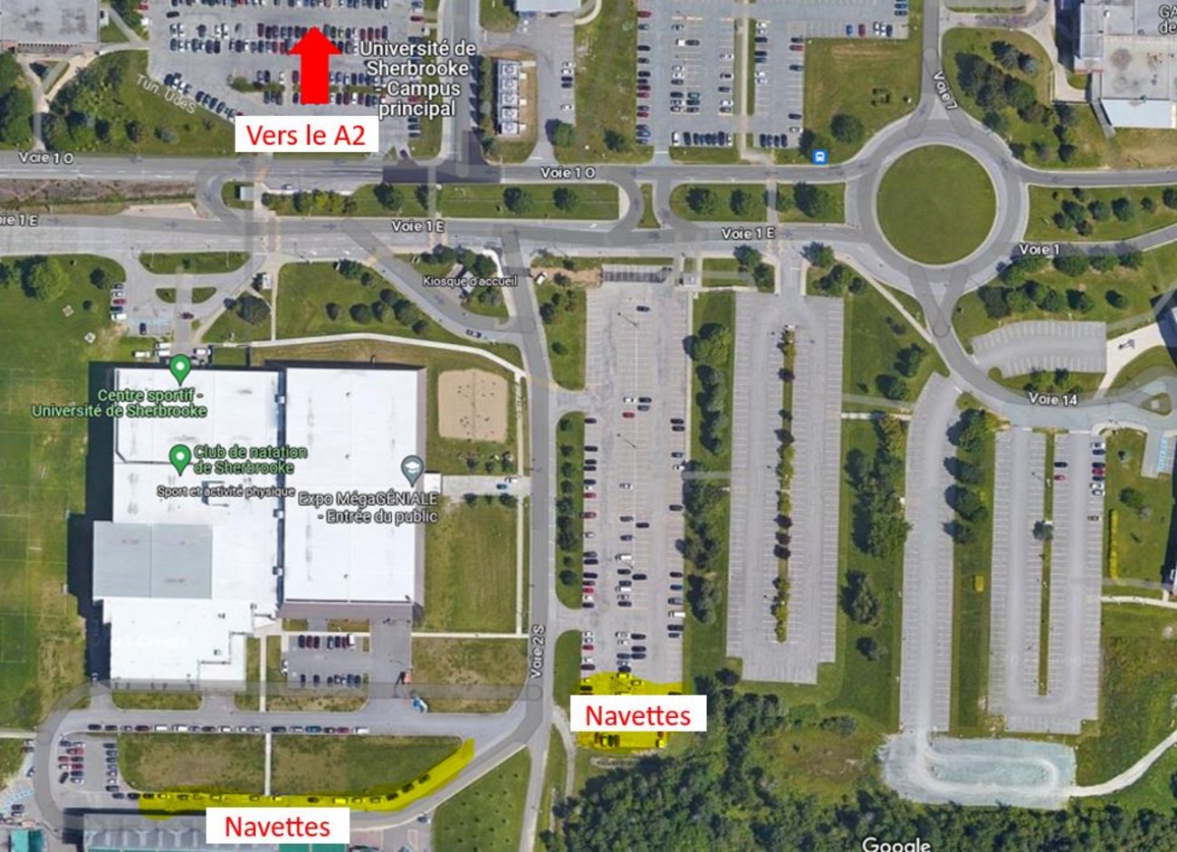 plan navettes campus