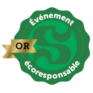 Sceau événement écoresponsable niveau or