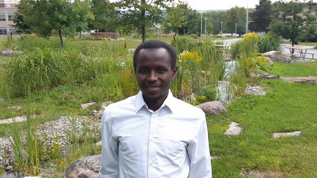 Ousmane Ahmat Hisseine, doctorant en génie civil Photo : Fournie