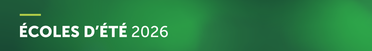 Bandeau vert écoles d'été