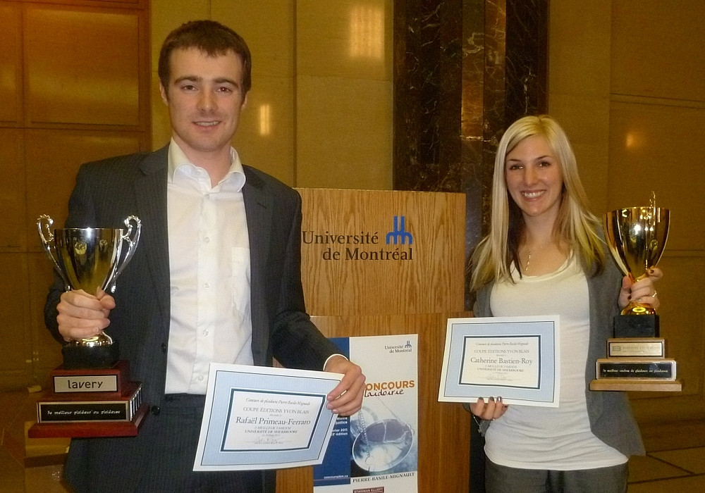 Rafa&euml;l Primeau-Ferraro et Catherine Bastien-Roy