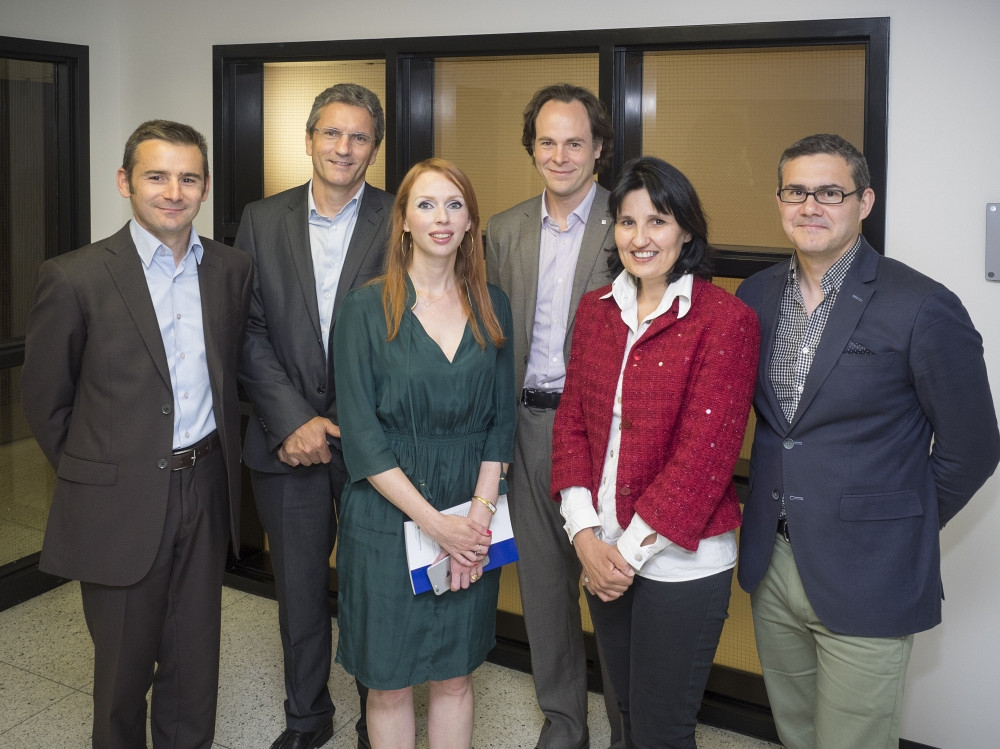 Nicolas Ferrier, Christophe Albig&egrave;s, Carine Jallamion, S&eacute;bastien Lebel-Grenier, Catherine Ribot et Mathieu Devinat.