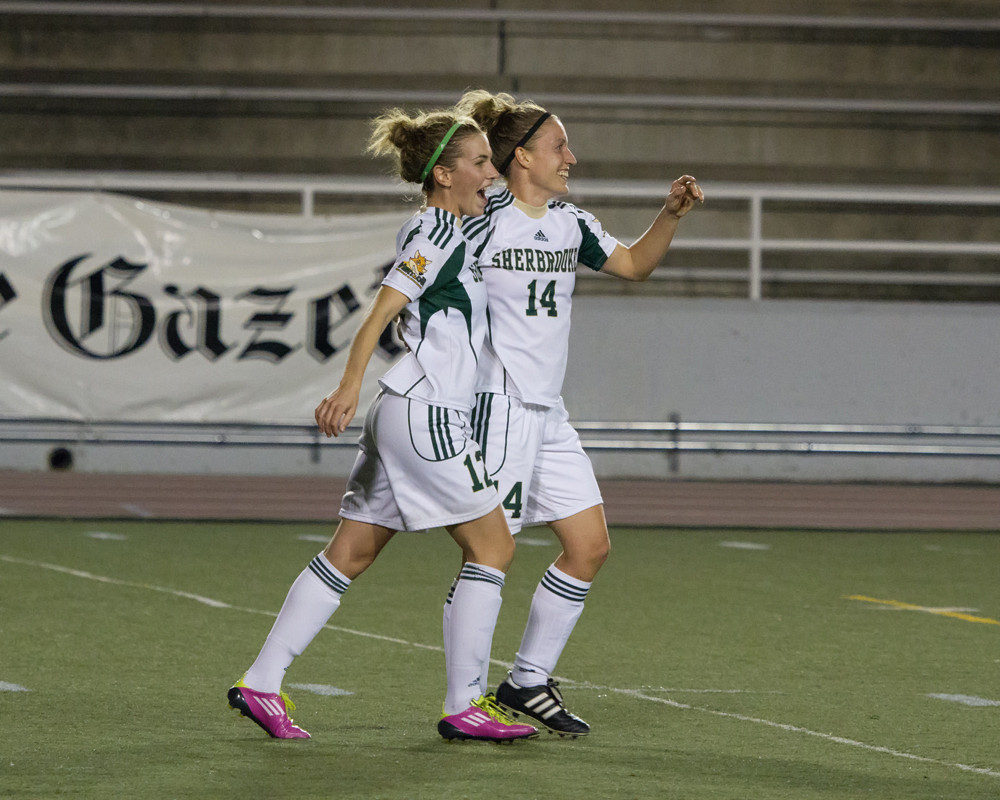 Jos&eacute;e B&eacute;langer, &Eacute;milie Duquette et le Vert & Or ont sign&eacute; une deuxi&egrave;me victoire en 48 heures, dimanche face aux Stingers de Concordia.
