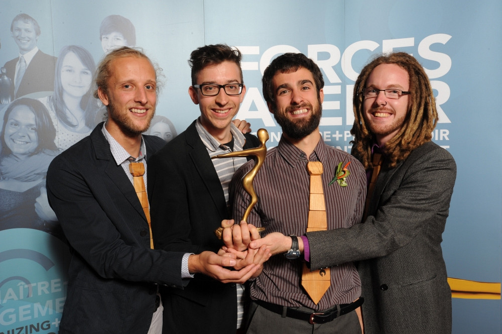 L'équipe de La Fabrique a remporté le prix de projet par excellence lors du dernier Gala Forces Avenir