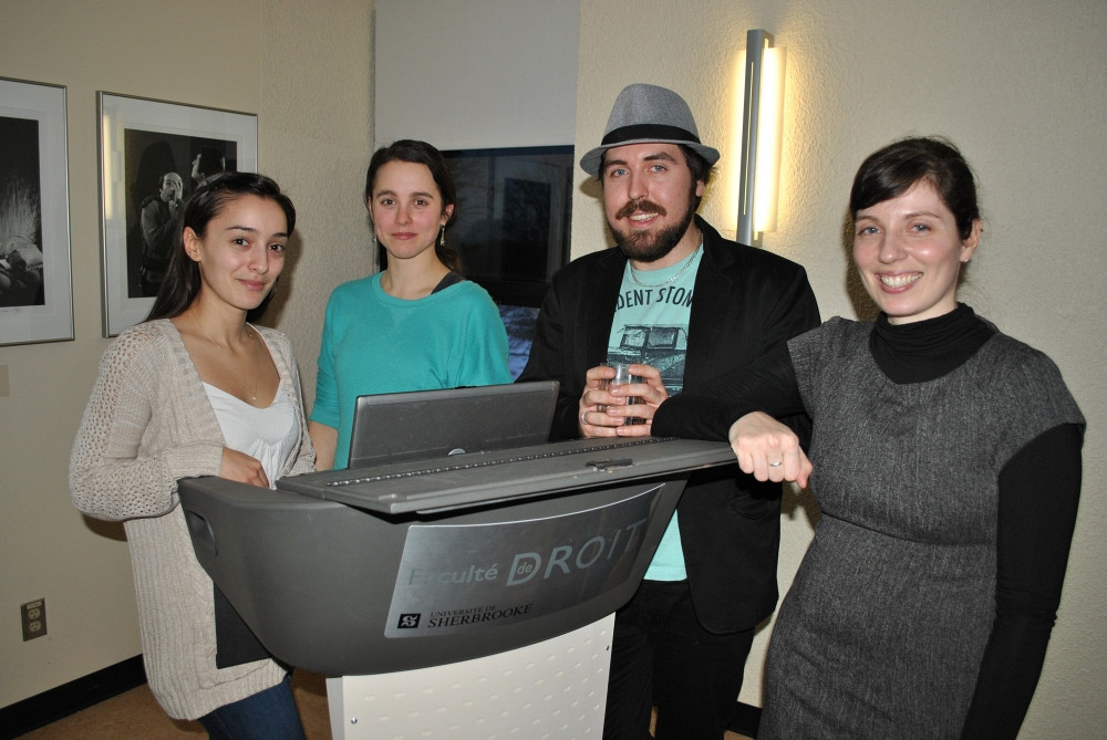 Sabrina Tremblay-Huet, Sophie Audette-Chapdelaine, Nicolas Thiffault et H&eacute;l&egrave;ne Mayrand.