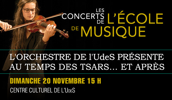 L'OUS convie le public Au temps des tsars... et apr&egrave;s, le 20 novembre prochain.