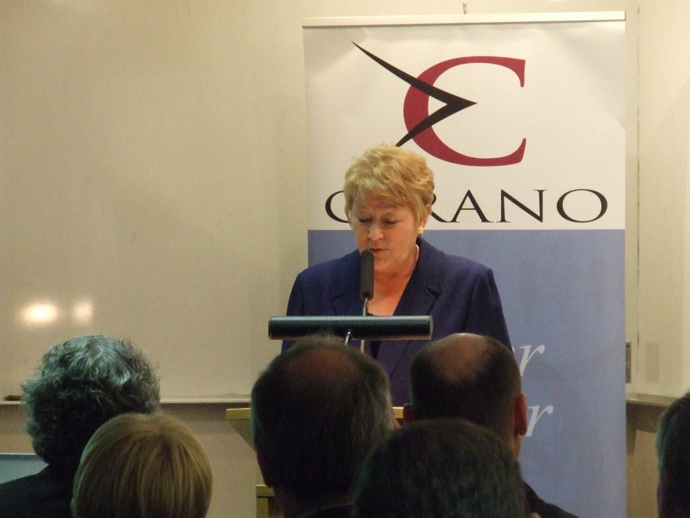 La premi&egrave;re ministre Pauline Marois