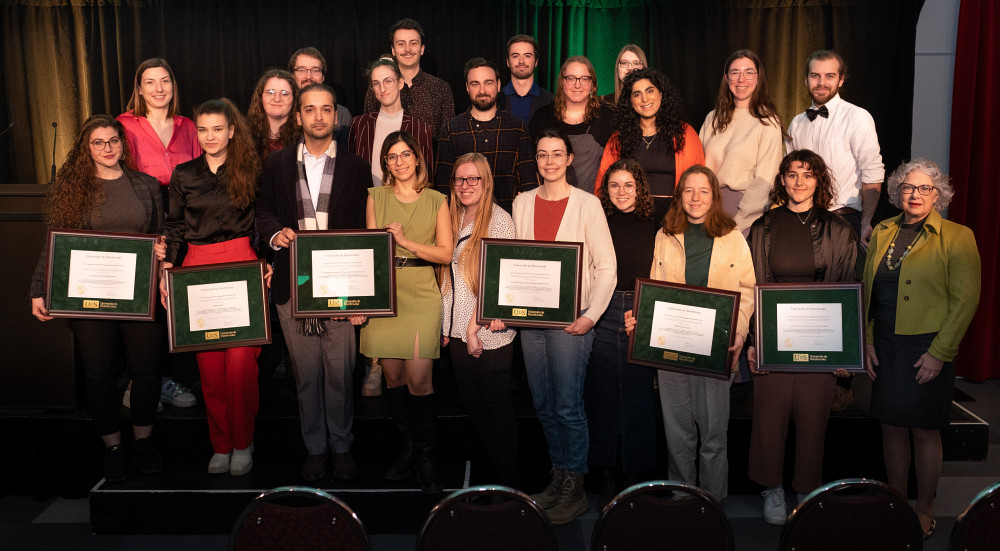 Lauréates et lauréats de la 39e édition du Défi de l'engagement étudiant de l'UdeS.