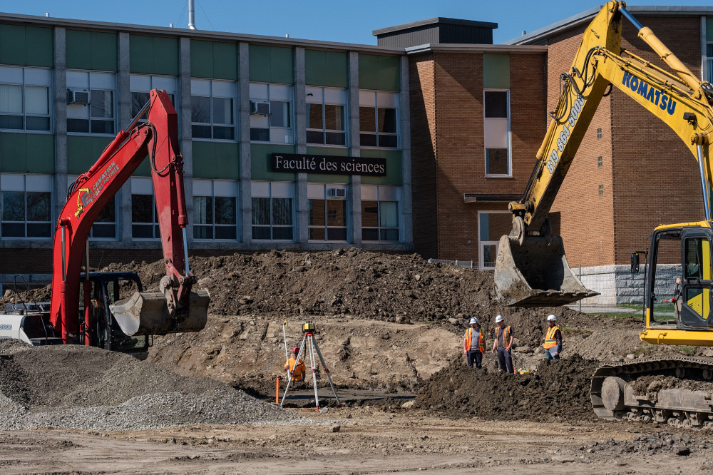 Le nouveau pavillon de l&rsquo;Institut quantique sera annex&eacute; &agrave; la Facult&eacute; des sciences, sur le Campus principal.