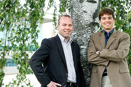 Patrick Grégoire et Jules Paquette, respectivement vice-président et président de Boréalis.