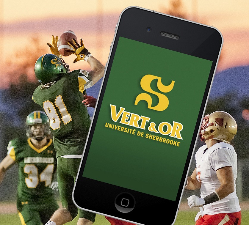 L'application du Vert & Or est con&ccedil;ue pour le iPhone et le iPod Touch et est offerte gratuitement sur le App Store d&egrave;s maintenant.