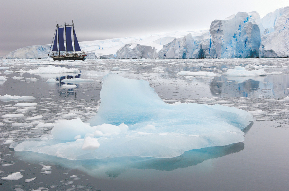 Le Sedna IV en mission dans l'Antarctique
