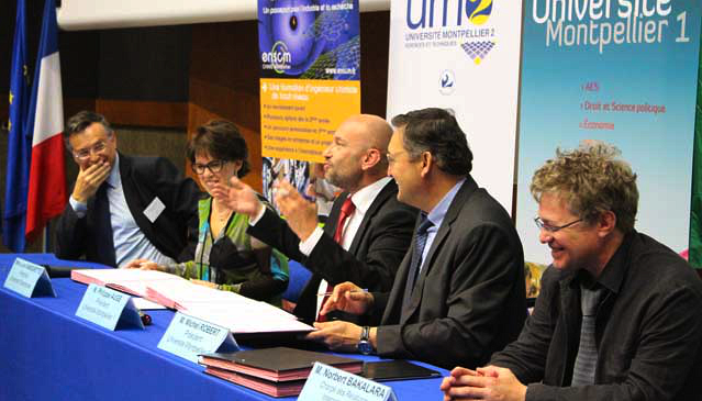 La rectrice Luce Samoisette a rencontr&eacute; ses homologues de Montpellier les 27 et 28&nbsp;juin.