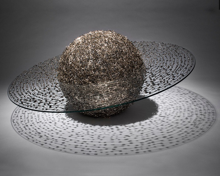 L'une des &oelig;uvres de l'exposition Empreintes et emprunts