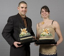 Benoit Boulanger etPascale DelisleÉtudiants athlètespar excellence