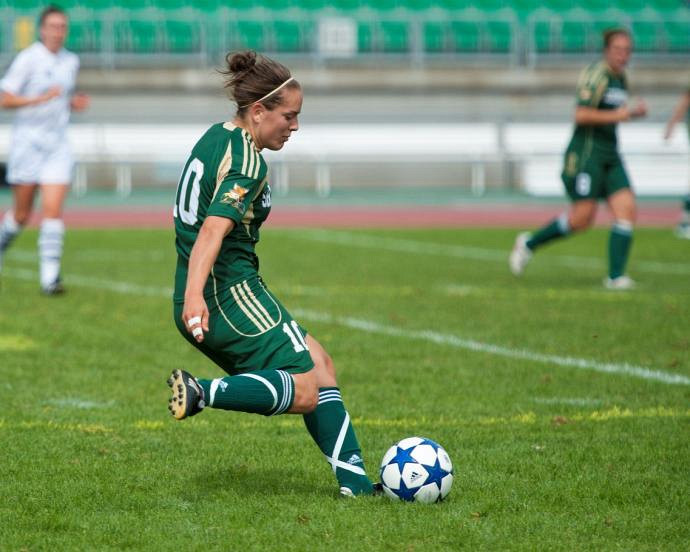 Le Vert&nbsp;&&nbsp;Or n'a pas &eacute;t&eacute; en mesure de marquer, vendredi face aux Carabins de l'Universit&eacute; de Montr&eacute;al.