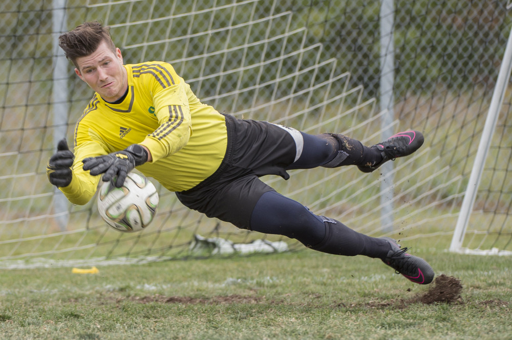 Le gardien de but finissant du Vert & Or, Guillaume Proulx.