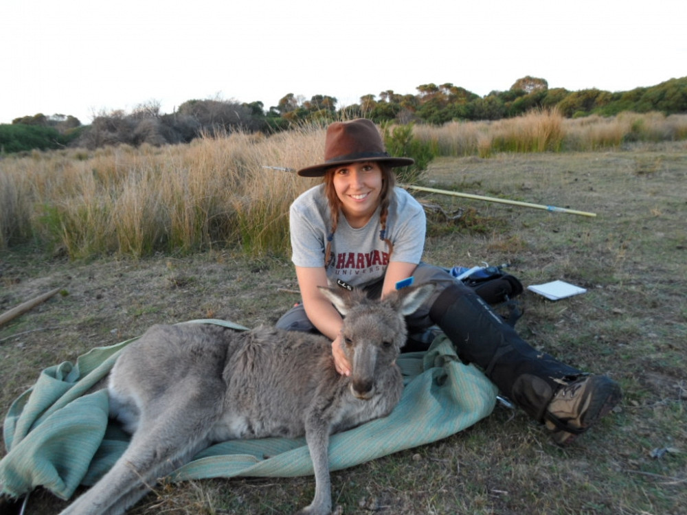 Raphaëlle Mercier Gauthier a constaté la différence entre les individus durant son stage en Australie, elle qui a même réussi à se lier d'amitié avec certains kangourous!