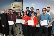 Les finalistes et les laur&eacute;atsdu Concours de vulgarisationscientifique 2015