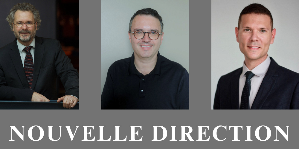 De gauche &agrave; droite : Pr Pierre C. No&euml;l ; Pr Maurice Demers ; Pr Bertrand Lavoie