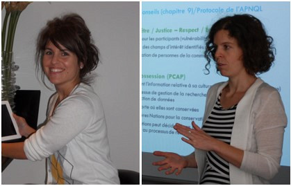 Audrey B&eacute;langer et Aude Maltais-Landry