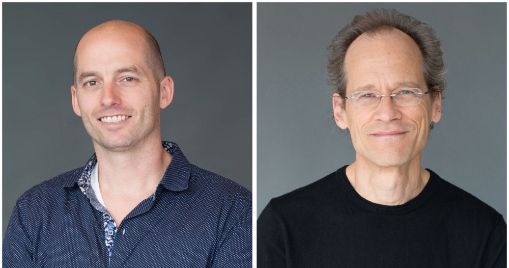 Les Pr David Poulin et Louis Taillefer