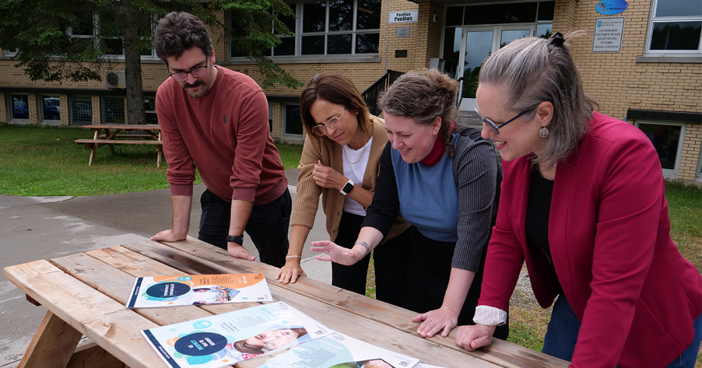 Les professionnels derri&egrave;re l'initiative aupr&egrave;s des jeunes &agrave; Val-du-Lac