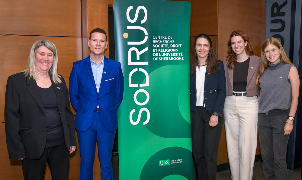 Le comit&eacute; organisateur du Colloque.&nbsp;Photo : Universit&eacute; de Sherbrooke