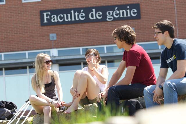 Les participants ont pu revisiter leur faculté et découvrir ses installations modernisées.