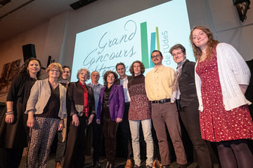 Lauréats, membres du jury et organisateurs du Grand Concours littéraire 2019