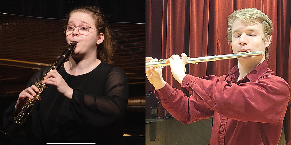Deux personnes étudiantes en interprétation classique, Gisèle Blanchard-Girardin et Alexis Dubois, ont eu la chance de participer à un concert de l’OSS en tant que stagiaires.