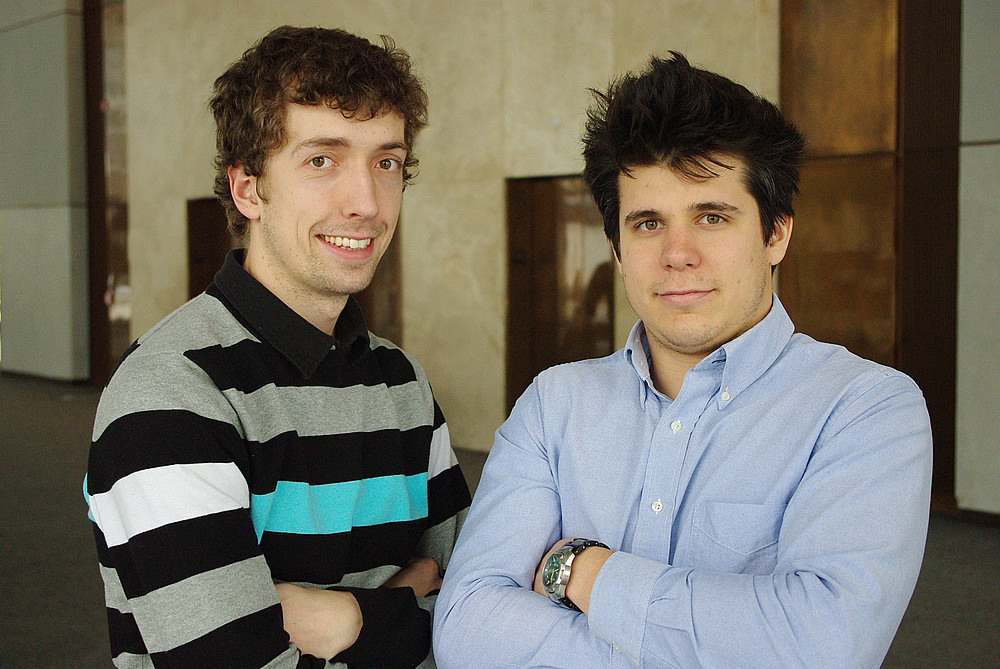 Guillaume Martin et Hugo Fournier, gagnants du 1er prix du concours Topo Cossette 2010