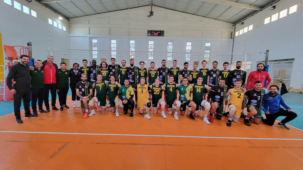 Cr&eacute;dit photo : &Eacute;quipe masculine de volleyball Vert & Or