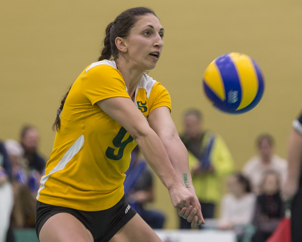 Catherine Deslauriers et ses co&eacute;quipi&egrave;res du Vert & Or ont subi deux revers le week-end dernier.
