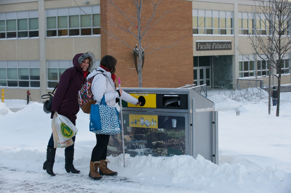 Avec un taux de mise en valeur des mati&egrave;res r&eacute;siduelles de 76,34&nbsp;%, largement sup&eacute;rieur au seuil des 70&nbsp;% requis pour cette cat&eacute;gorie, l&rsquo;UdeS obtient une certification de bronze de Recyc-Qu&eacute;bec.