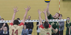 Une soirée de volleyball pleine de suspense