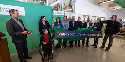 Le Centre sportif de l’UdeS devient le Centre sportif Yvon-Lamarche