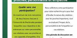 Participez à une recherche sur la nature des relations avec les proches importants