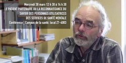 Le patient partenaire ou la reconnaissance du savoir des personnes utilisatrices des services de santé mentale